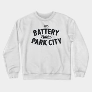 Battery Park City Manhattan: Urban Chic in New York City Crewneck Sweatshirt